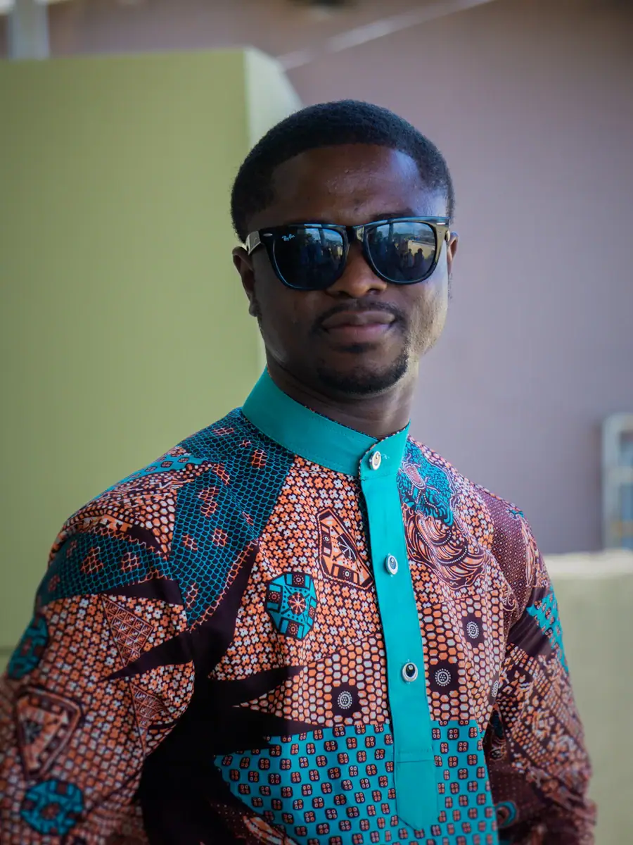 Chemise homme en wax